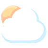 Weather Cloud Sun icon